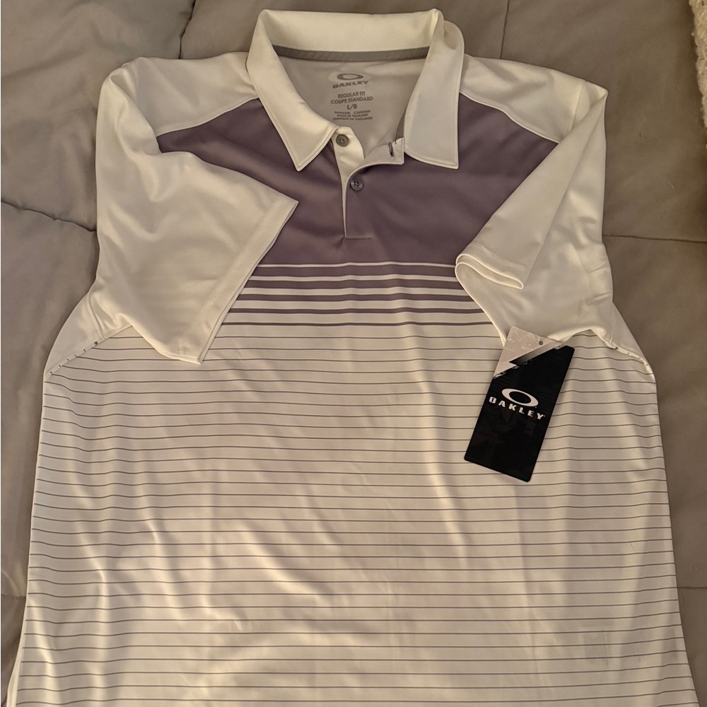 Men’s Oakley Golf Polo Shirts- Size Large- New with Tags- 3 tops